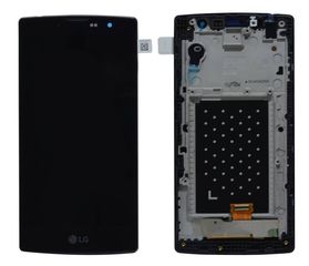 Γνήσια Οθόνη & Μηχανισμός Αφής LG Magna H500F Μαύρο ACQ88378002 ΕΧ