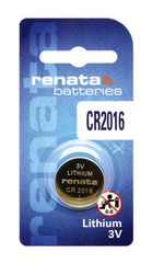 Buttoncell Lithium Electronics Renata CR2016 Τεμ. 1 ΕΧ