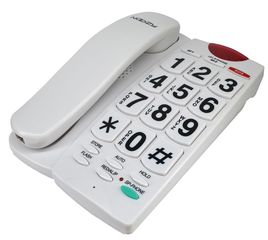 Σταθερό Ψηφιακό Τηλέφωνο Noozy Phinea N27 με Μεγάλα Πλήκτρα, Ανοιχτή Ακρόαση και Πλήκτρο Άμεσης Ανάγκης ΕΧ