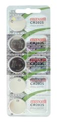 Buttoncell Maxell CR2025 Hologram 3V Τεμ. 5 με Διάτρητη Συσκευασία ΕΧ