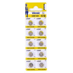 Buttoncell Vinnic L936F AG9 Τεμ. 10 με Διάτρητη Συσκευασία ΕΧ