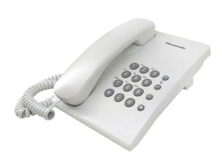 Σταθερό Ψηφιακό Τηλέφωνο Panasonic KX-TS500EXW Λευκό ΕΧ