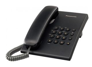 Σταθερό Ψηφιακό Τηλέφωνο Panasonic KX-TS500EXB Μαύρο ΕΧ
