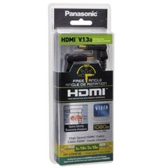 Καλώδιο HDMI Panasonic RP-CDHF30E-K HDMI - HDMI 180 Degree Γωνία HIGH Speed 10.2 Gbps 1080p Gold-Plated 3m ΕΧ