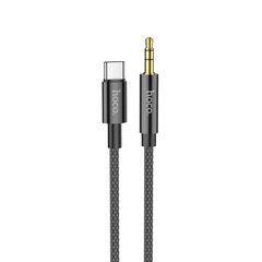 Καλώδιο σύνδεσης Ήχου Hoco UPA19 Braided USB-C Αρσενικό σε 3.5mm Αρσενικό 1m Μαύρο ΕΧ