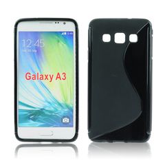 SAMSUNG Galaxy A3 - ΘΗΚΗ ΣΙΛΙΚΟΝΗΣ S-CASE ΜΑΥΡΗ N1