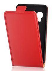 SAMSUNG Galaxy A3 - ΘΗΚΗ ΔΕΡΜΑΤΙΝΗ POCKET FLIP ΚΟΚΚΙΝΗ N1