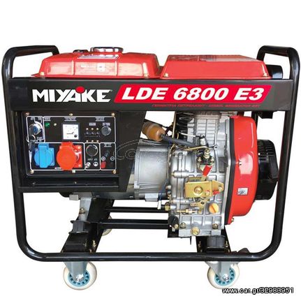 Γεννήτρια Πετρελαίου Ανοιχτού Τύπου 6.8kVA 10.0hp MIYAKE LDE 6800 E-3 203301