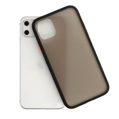 APPLE iPhone 11 Pro - ΘΗΚΗ ΣΙΛΙΚΟΝΗΣ VENNUS COLOR BUTTON BUMPER BLACK N1