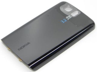 NOKIA 6600 Slide - Battery cover Black Original N1