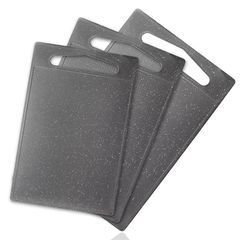 C-SB 4012 K LIGHT GREY Σετ 3 μεγεθών επιφάνειες κοπής με όψη γρανίτη, σε ανοιχτό γκρι χρώμα. SU