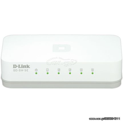 D-LINK GO-SW-5E 5-Port Fast Ethernet Easy Desktop Switch 10/100. SU