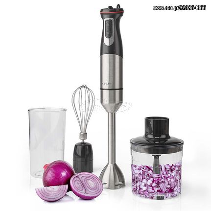 NEDIS KAHB400CAL Ραβδομπλέντερ 3 σε 1 από ανοξείδωτο ατσάλι, 800W. SU