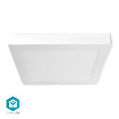 NEDIS WIFILAC30WT Wi-Fi έξυπνο φωτιστικό οροφής LED, διαστάσεων 30 x 30 cm, 18W, 1200lm. SU