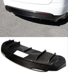 Tesla Model X rear Diffuser VISIBLE CARBON 