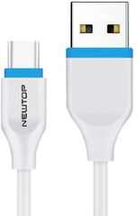 NewTopCAvo USB 2000mm 2.1A Type-C CU09 200cm White