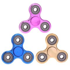 Hand Spinner Finger Fidget Metal Alloy Hybird Bearing Gyro Kids Adult Focus Desk Toy