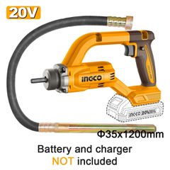 ΝΕΟ ΜΟΝΤΕΛΟ!Δονητής Μπετού Μπαταρίας INGCO 20V Li-Ion SOLO ΧΩΡΙΣ ΜΠΑΤΑΡΙΑ