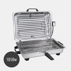 Ψηστιέρα Roller INOX 1050W - Πολύ γρήγορο ψήσιμο με ελάχιστη κάπνα