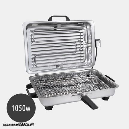 Ψηστιέρα Roller INOX 1050W - Πολύ γρήγορο ψήσιμο με ελάχιστη κάπνα