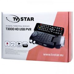 Επίγειος αποκωδικοποιητής/δέκτης MPEG4 TV STAR T3000 HD USB PVR HD DIGITAL TERESTRIAL RECEIVER