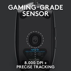 Logitech - G203 LIGHTSYNC Gaming Mouse Black / Computers-thumb-2
