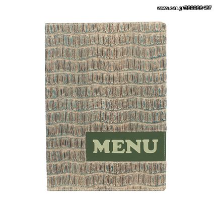 Κατάλογος MENU A4 REPTILE για Εστιατόρια / cafe 24x34cm,σχέδιο ερπετού SECURIT HOLLAND