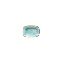 Δίσκος Ορθογώνιος πορσελάνης 12cm, Aqua, BONNA