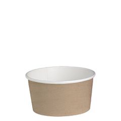 Χάρτινο δοχείο για σαλάτες, 600ml, Φ11,4cm, χρώμα Kraft, μίας χρήσης