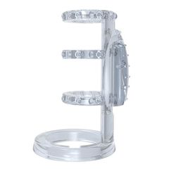 Get Lock Vibrating Cock Cage-Clear