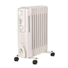 Ηλεκτρικό καλοριφέρ λαδιού 2000W 230V με λυχνίες λειτουργίας & ρυθμιζόμενο θερμοστάτη