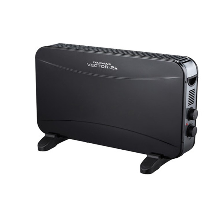 Θερμοπομπός τύπου Convector 2000 Watt με θερμοστάτη Vector 2K Telemax