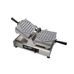Βαφλιέρα SWiNG 2kW για Bubble Waffle με περιστρεφόμενες πλάκες με ψηφιακό με ήχο ειδοποίησης