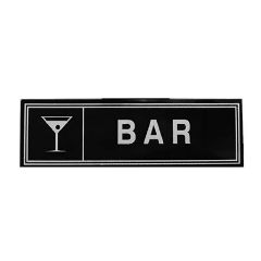 Πινακίδα τοίχου με ένδειξη «bar» διαστάσεων 6x20cm