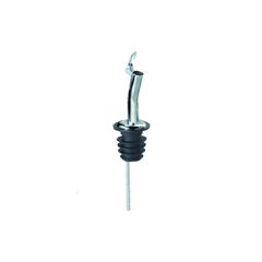Κεραστήρι με ροξον INOX 18/8 μαυρο με πώμα φ3.5x11cm