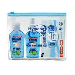 Απολυμαντικό σετ Hygiene Kit Sanix Νεσεσέρ περιέχει 4 προϊόντα απολύμανσης χεριών, επιφανειών και αντικειμένων
