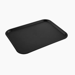 Δίσκος σερβιρίσματος COLORATO πλαστικός self service 450x350mm σε μαύρο χρώμα