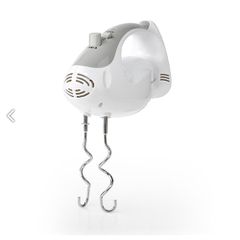 Μίξερ χειρός 5 ταχυτήτων 200W με 2 αναδευτήρες και 2 γάντζους ζυμώματος