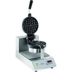 Επαγγελματική βαφλιέρα 2400W με πλάκα φ20cm ανατρεπόμενη KARAMCO
