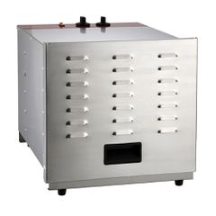 Αποξηραντής για 10 δίσκους 1KW INOX διαστάσεων 43.5x51x43.3cm KARAMCO