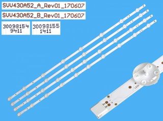 VESTEL-PANASONIC 43" SET 4PCS LED BAR SVV430A52 A' - B" TYPE