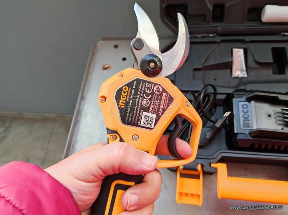 ΠΡΟΣΦΟΡΑ!!INGCO Ψαλίδι Κλαδέματος Μπαταρίας 20V Li-Ion 1 ΜΠΑΤΑΡΙΑ 20VX2Ah  VIDEO ΛΕΙΤΟΥΡΓΕΙΑΣ-thumb-6