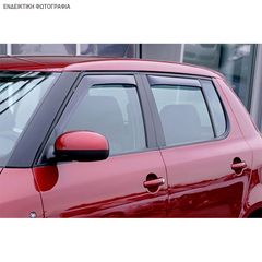 Ανεμοθραύστες Szatuna Classic για Hyundai Accent (II) 3D μπροστινοί 2τμχ