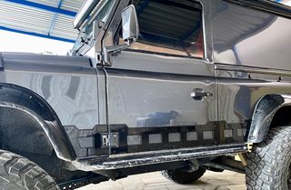 Πλαϊνά προστατευτικά πόρτας αλουμινίου 6mm για Land Rover defender 