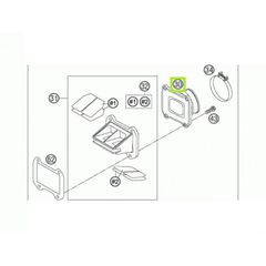 Εισαγωγή καρμπυρατέρ V-FORCE 04 KTM 54830050000 γνήσια για SX 250, EXC 250/300-thumb-3