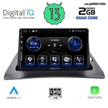 DIGITAL IQ BXH 3550_CPA (9inc) MULTIMEDIA TABLET OEM RENAULT KANGOO mod. 2010>