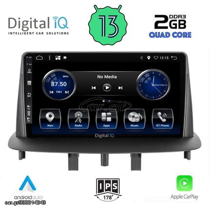 DIGITAL IQ BXH 3556_CPA (9inc) MULTIMEDIA TABLET OEM RENAULT MEGANE 3 mod. 2009-2016