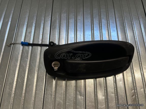 Εξωτερική χειρολαβή και αφαλός με κλειδί Fiat Doblo 09-21 Opel Combo 12-18