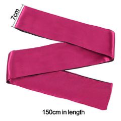 Dark Pink Satin Blindfold Scarf-thumb-2