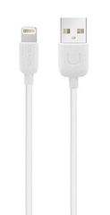 USAMS καλώδιο Lightning σε USB US-SJ097, 2.1A, 1m, λευκό , IPUSBXD02